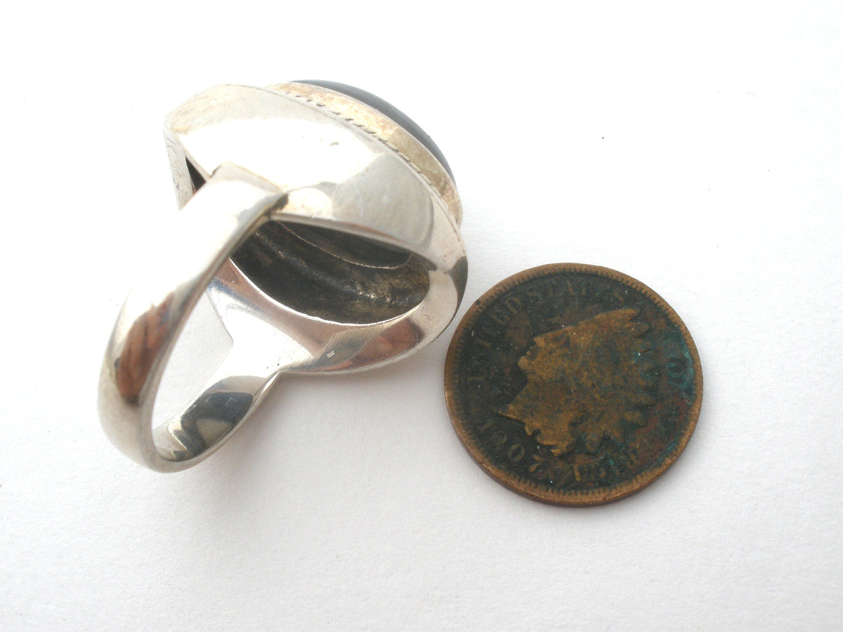 Doug Paulus Labradorite Ring Sterling Silver Size 9.25