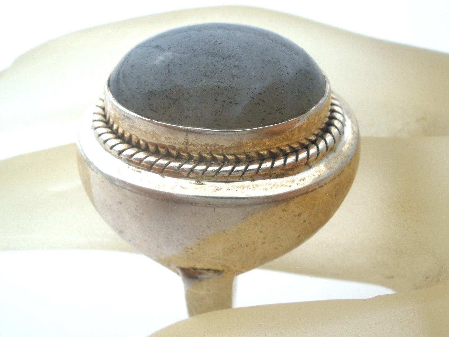 Doug Paulus Labradorite Ring Sterling Silver Size 9.25