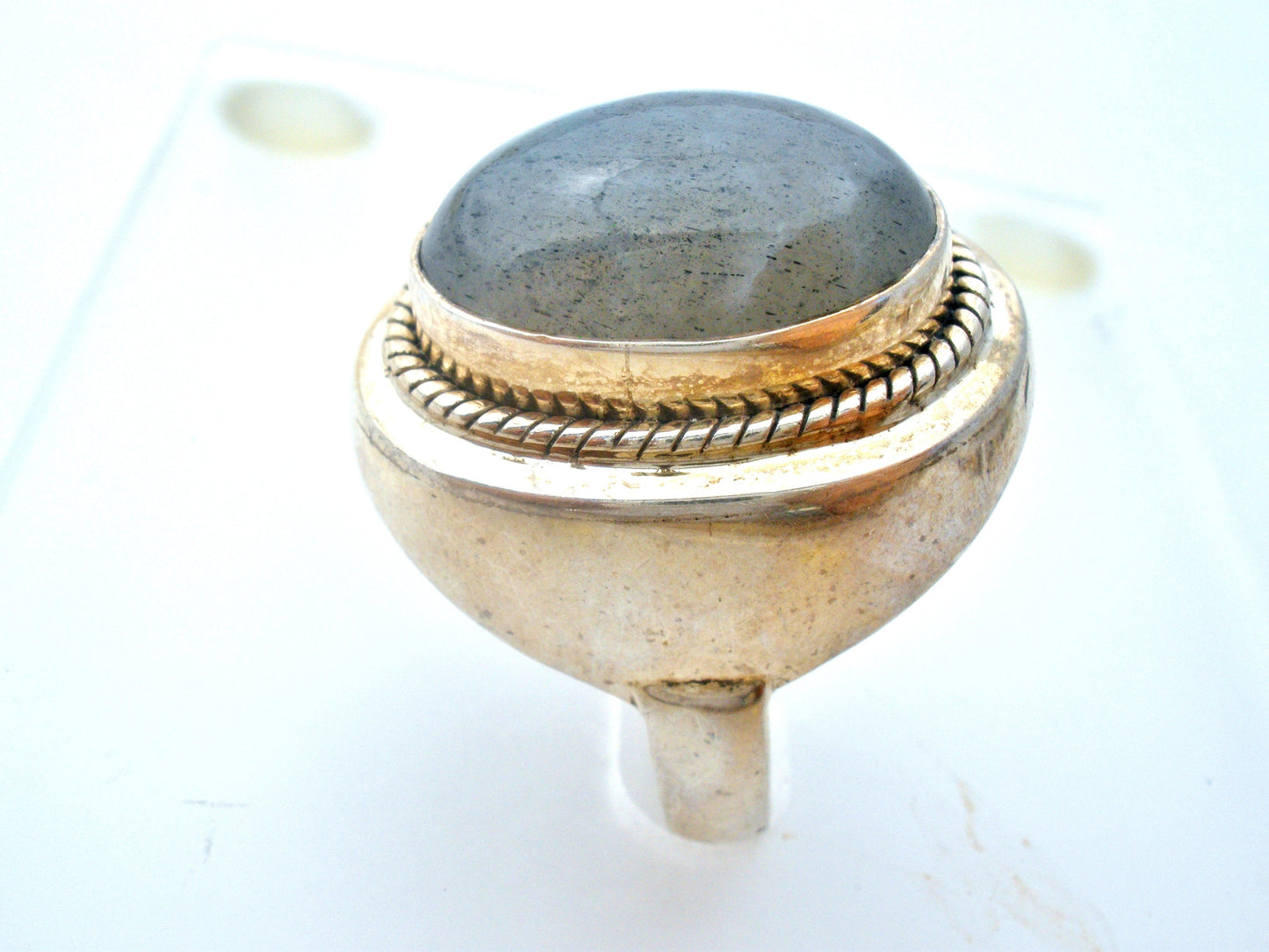 Doug Paulus Labradorite Ring Sterling Silver Size 9.25