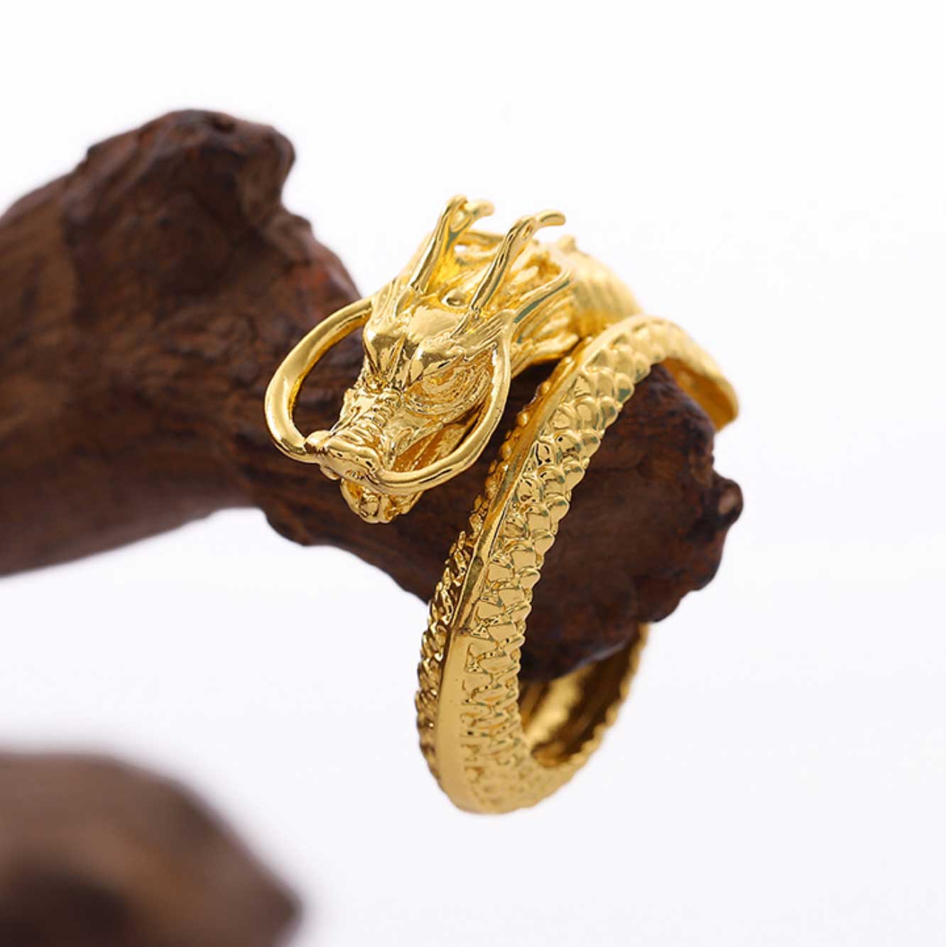 Dragon and Phoenix Couple Ring