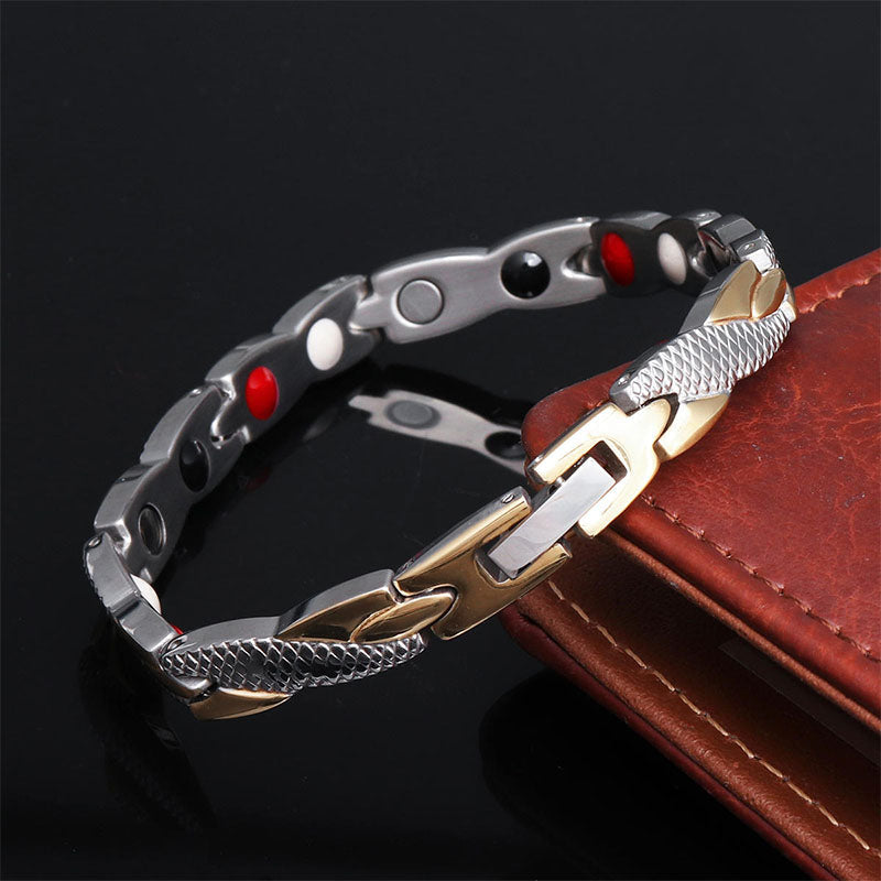 Dragon Scale Germanium Titanium Magnetic Bracelet
