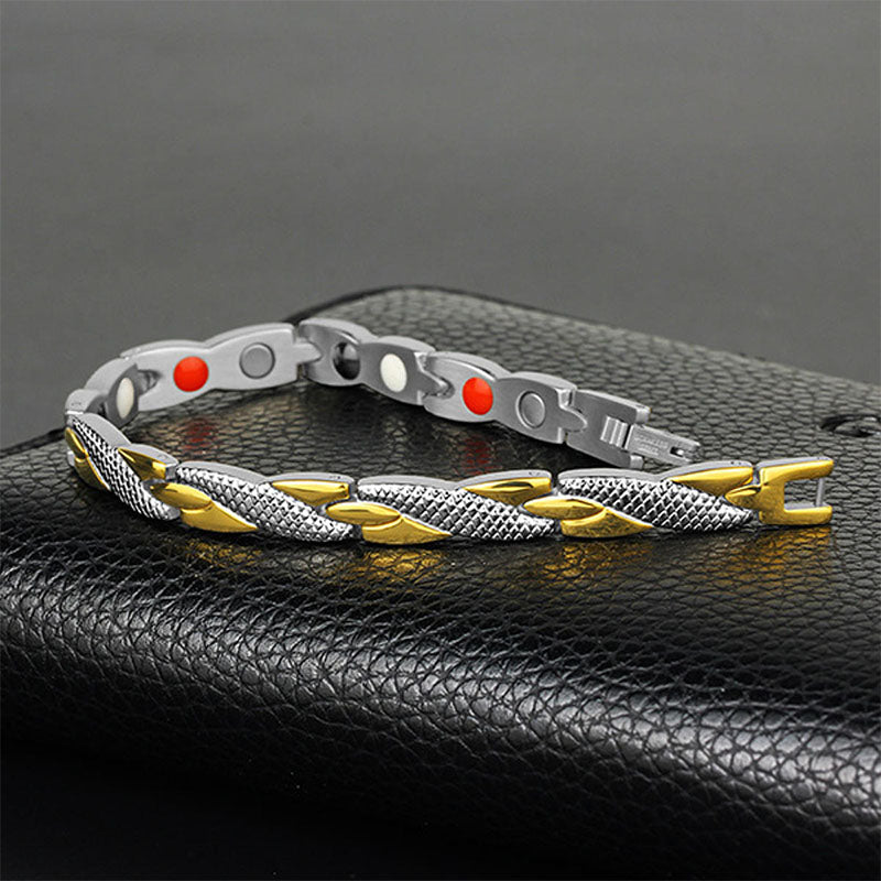 Dragon Scale Germanium Titanium Magnetic Bracelet