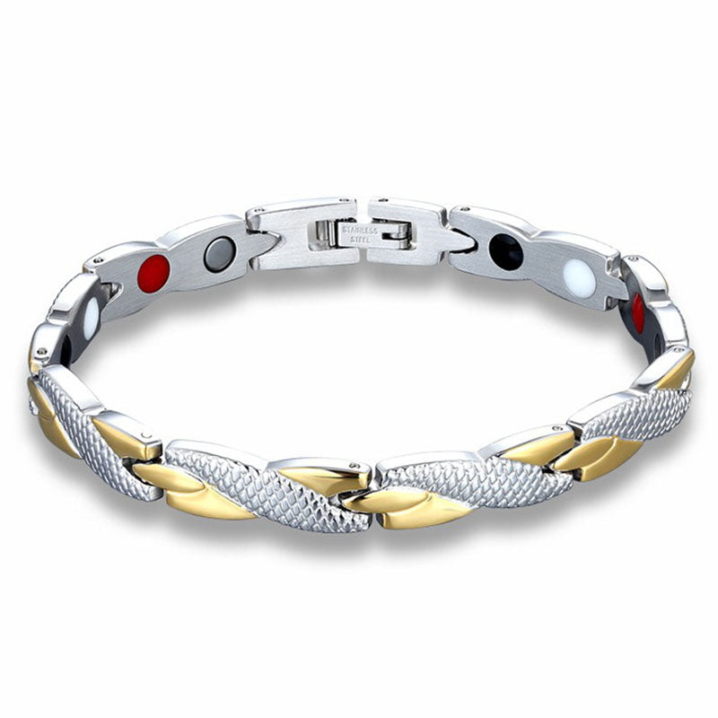 Dragon Scale Germanium Titanium Magnetic Bracelet