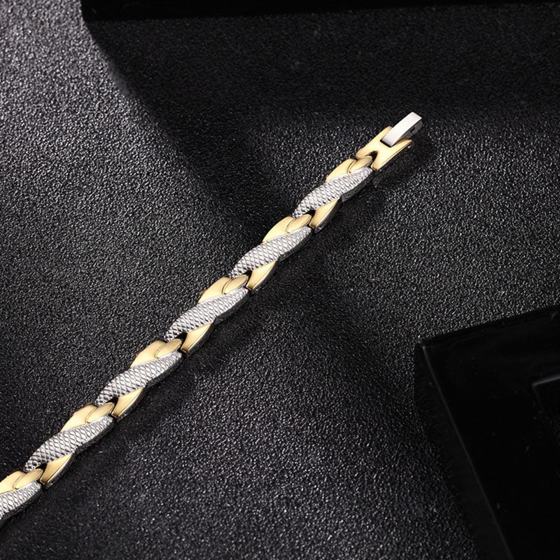 Dragon Scale Germanium Titanium Magnetic Bracelet