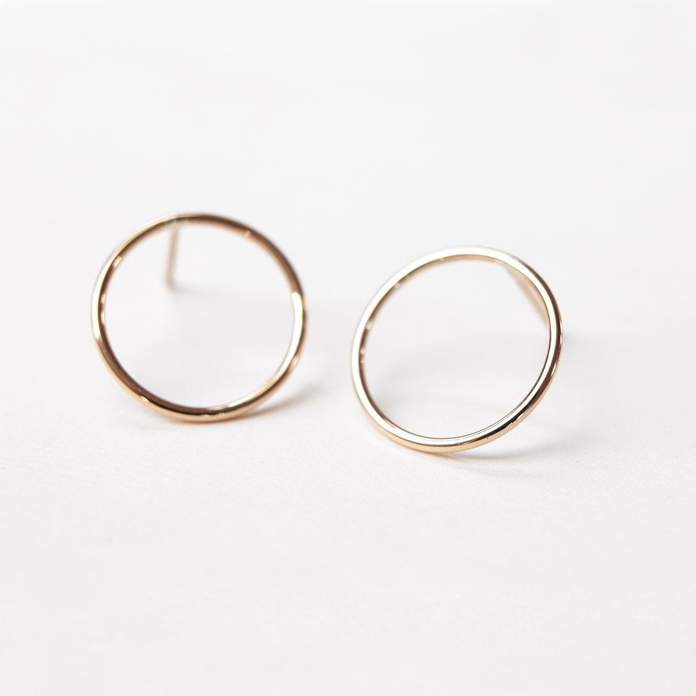 GOLD CIRCLES EARRINGS