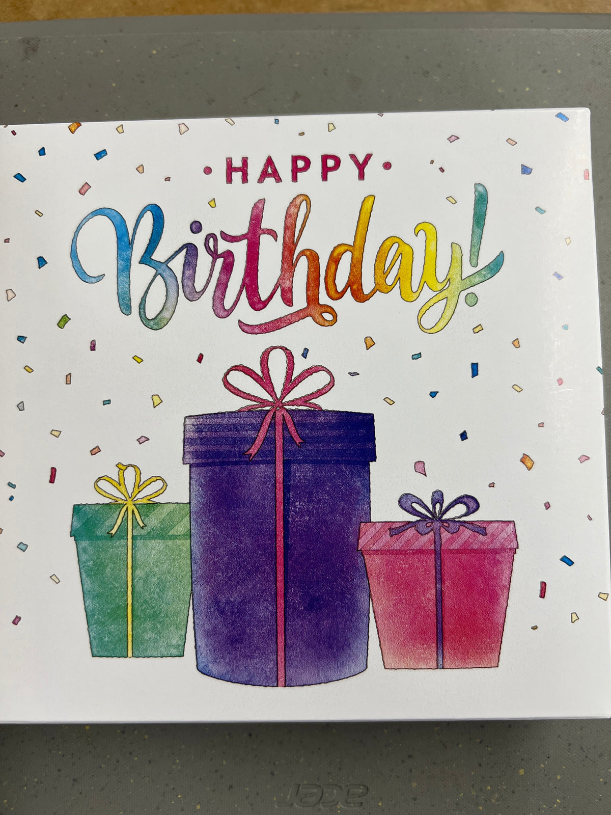 Empty Birthday Box