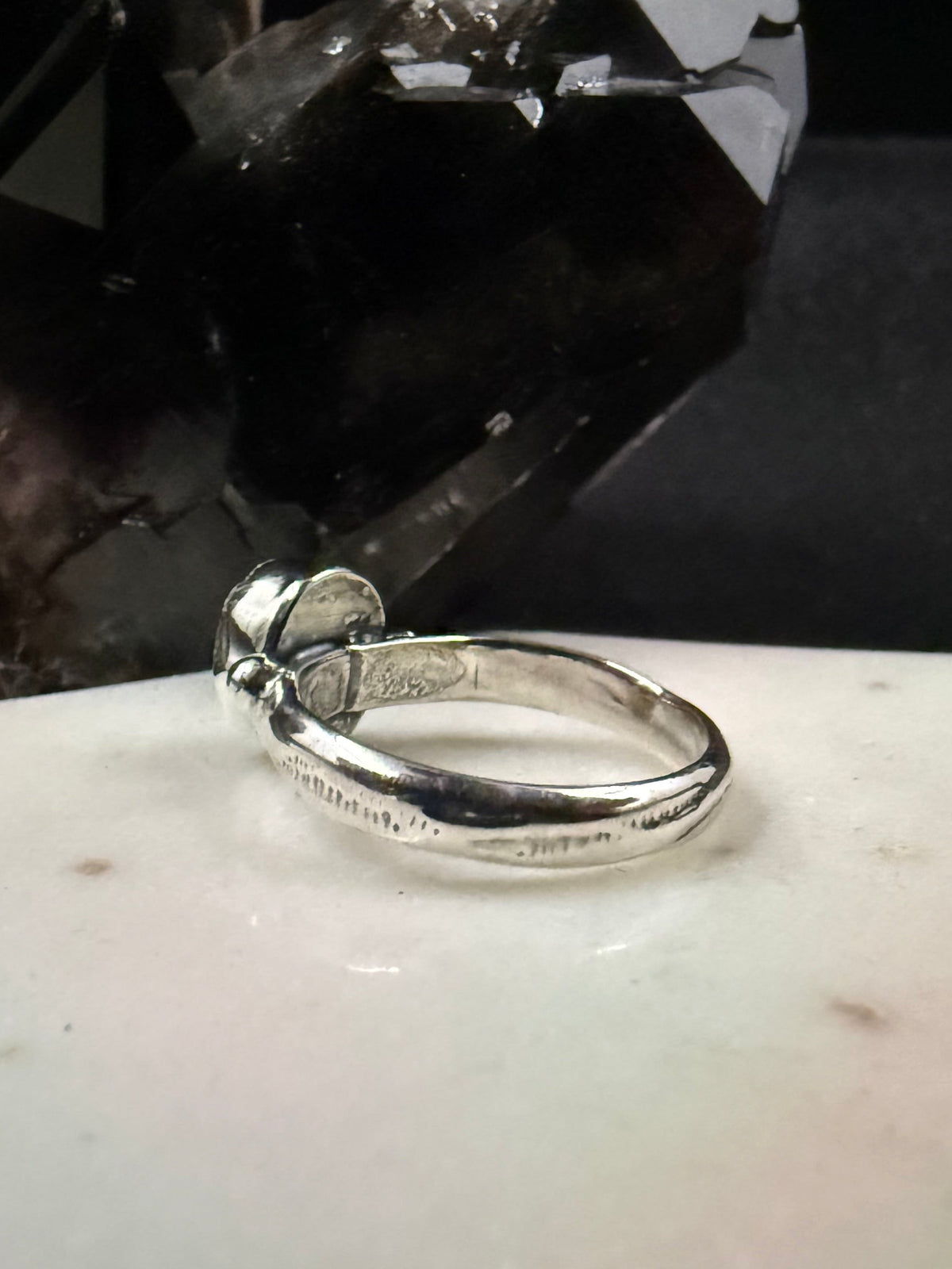Aries Season Garnet Ring