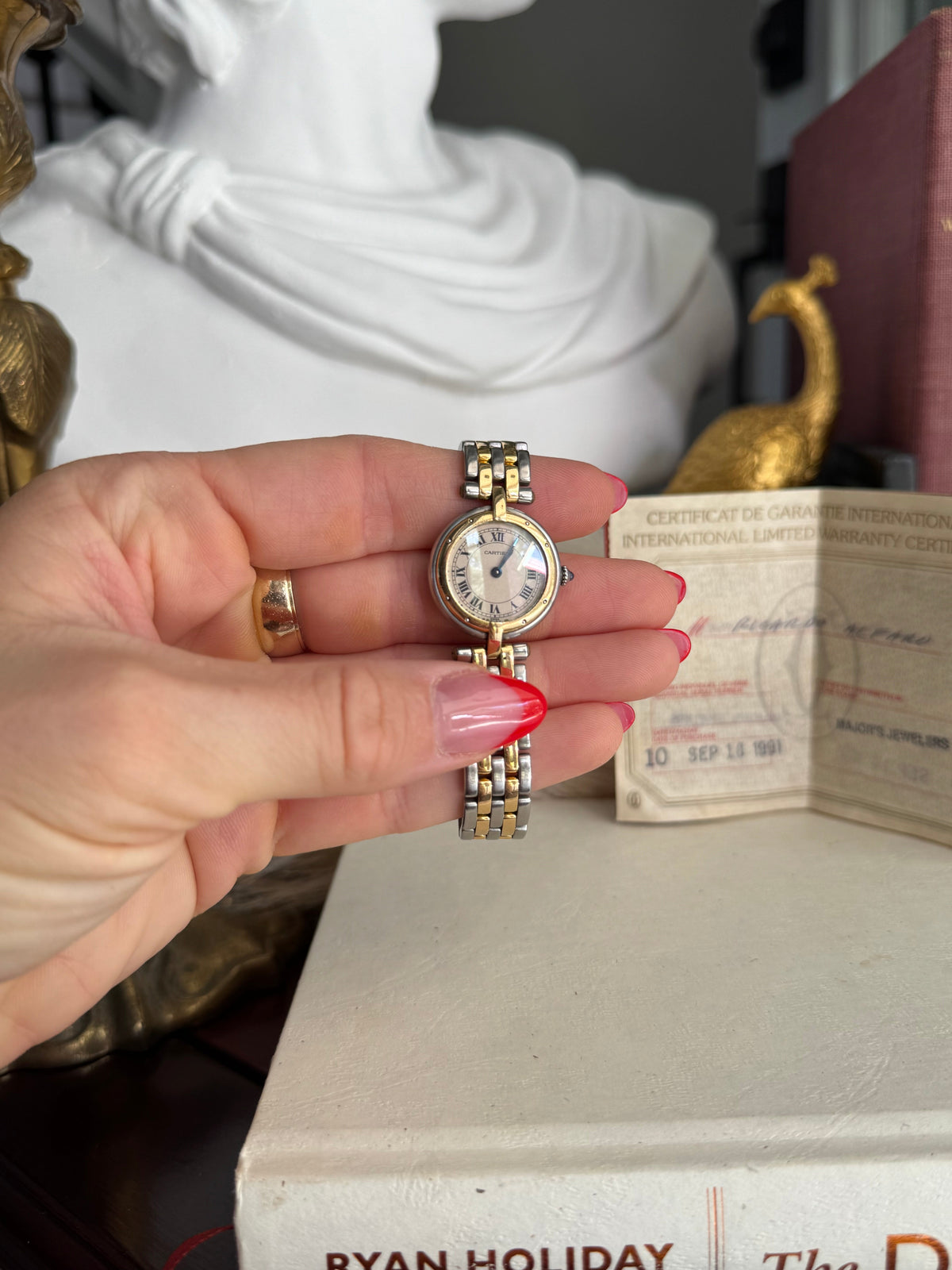 Vintage Cartier Panthére Vendome Two-Row Watch