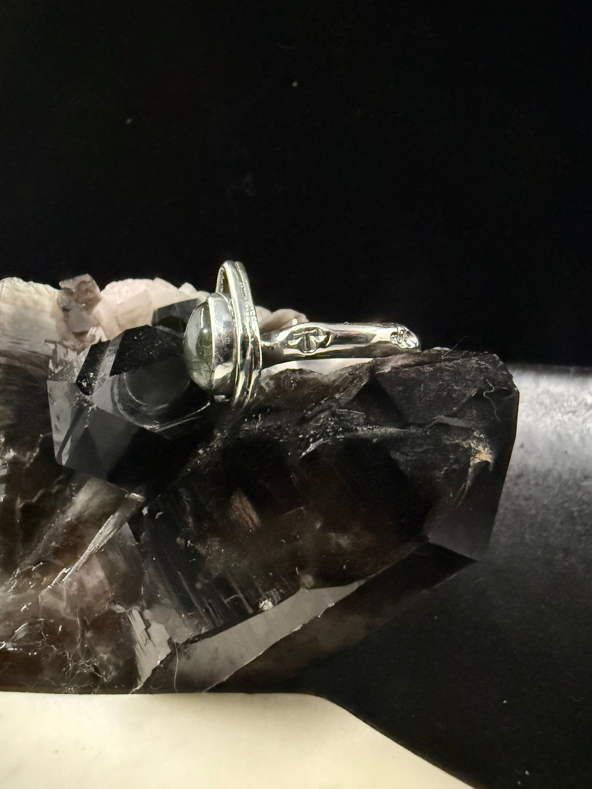 Garden Cabbage Rutilated Quartz Ring