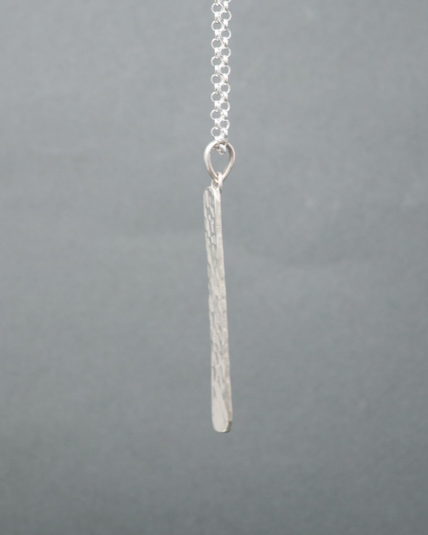 Hammered Post Necklace