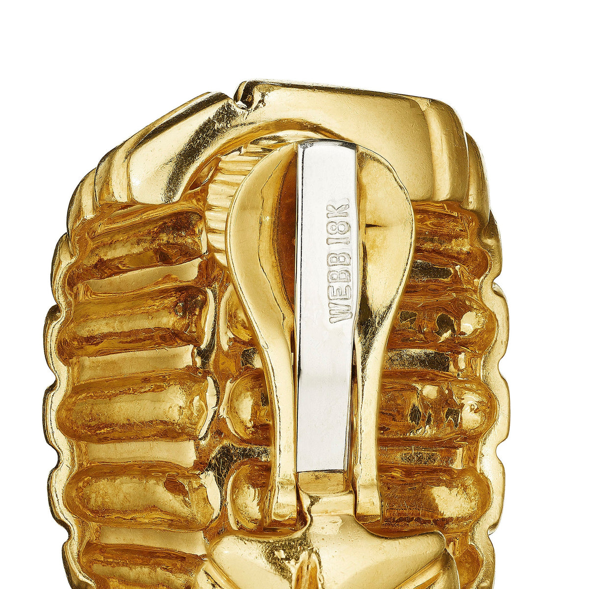 David Webb Half-Hoop Earrings