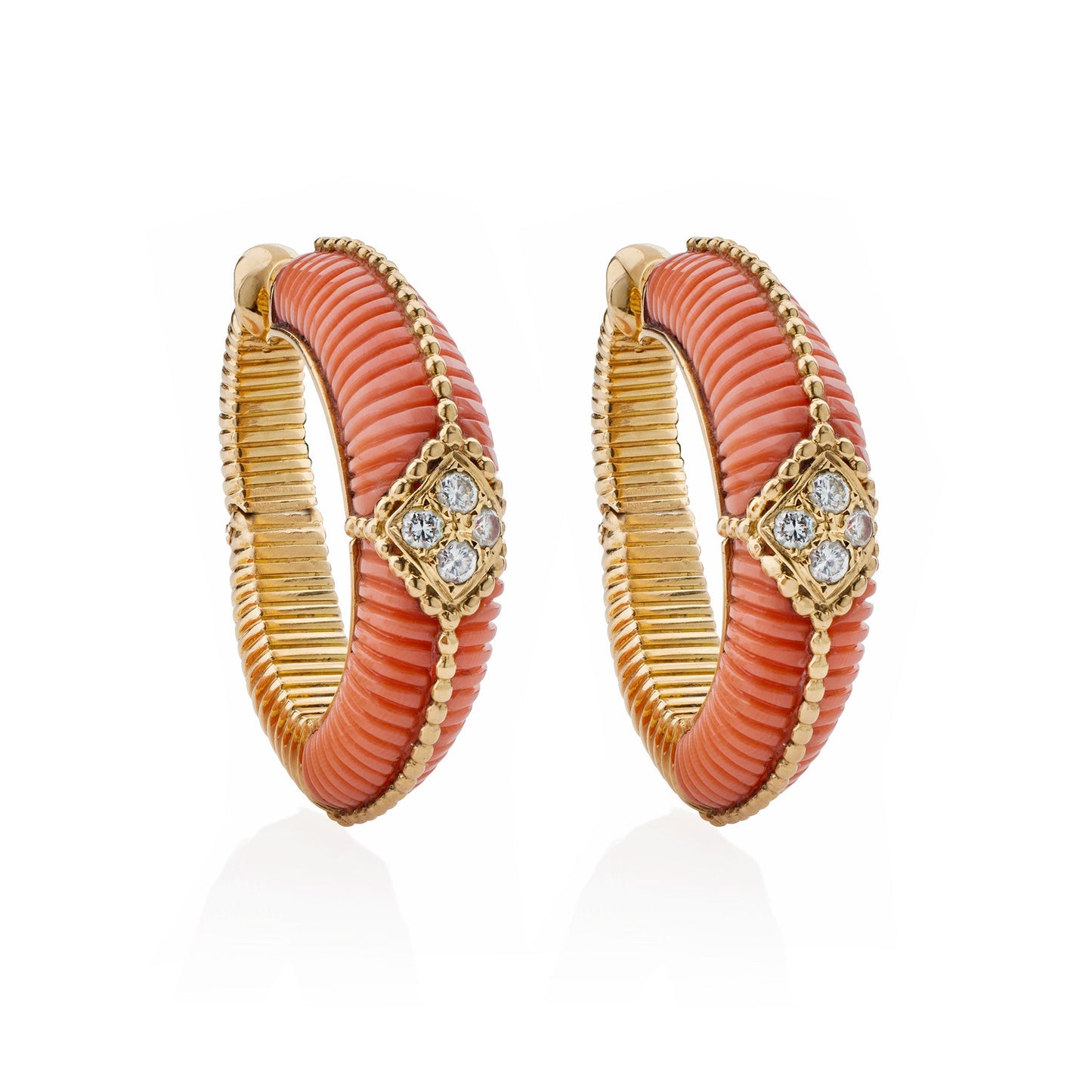Van Cleef & Arpels Paris Coral Earrings