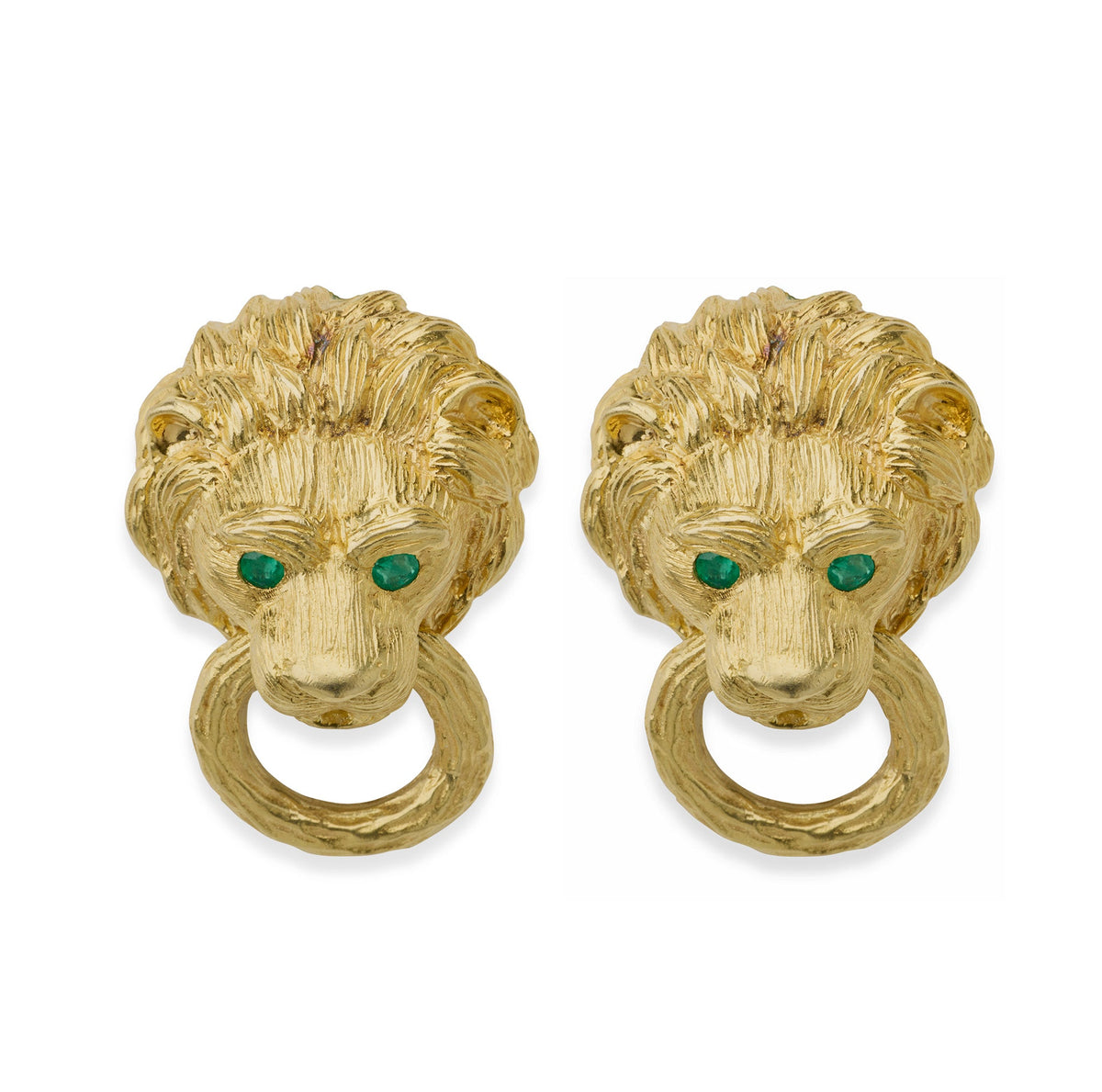 Van Cleef & Arpels Lion Door Knocker Earrings