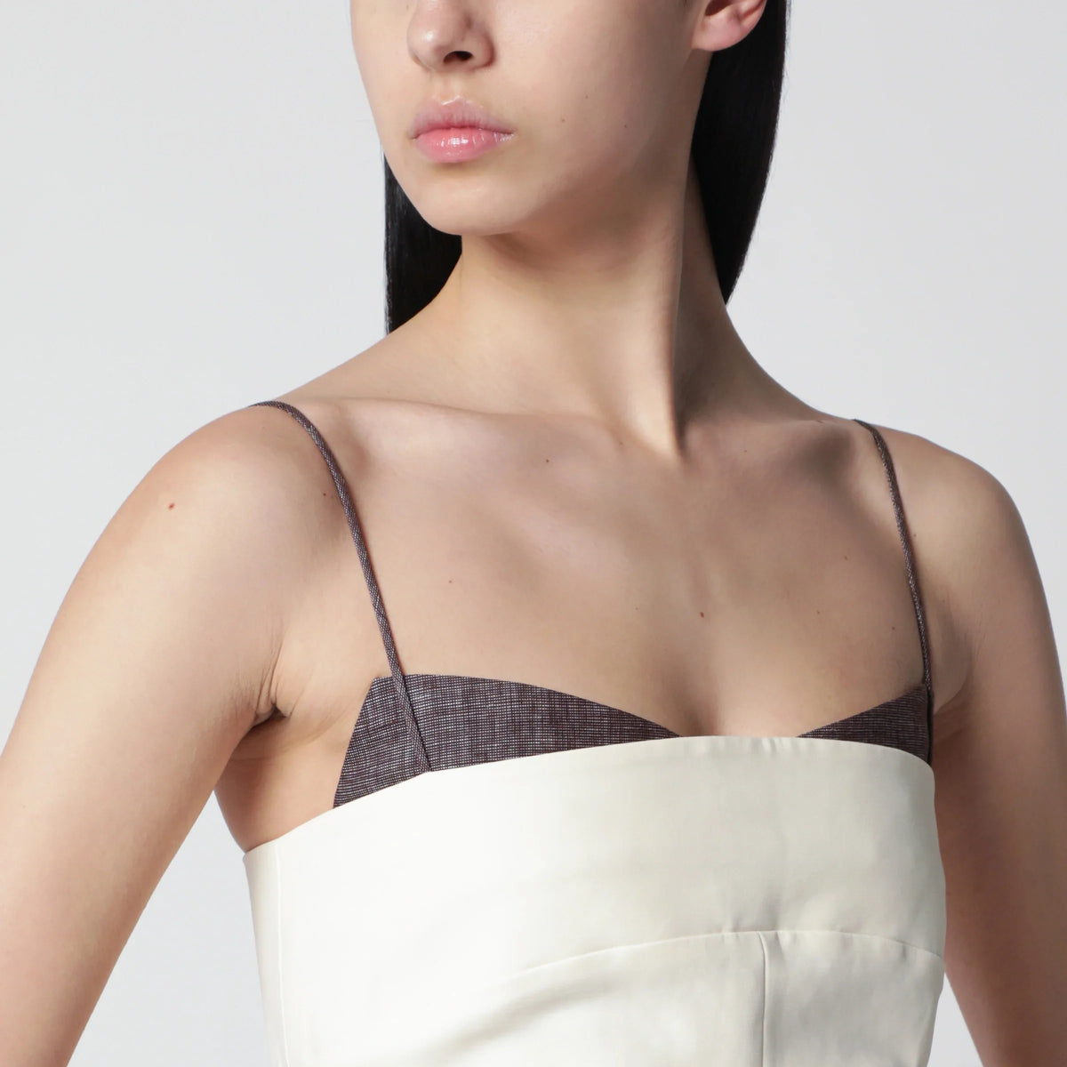 Entire Studios - Cotton mini dress with straps