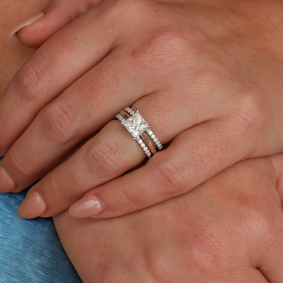 Moissanite Stacker Set for the Eden