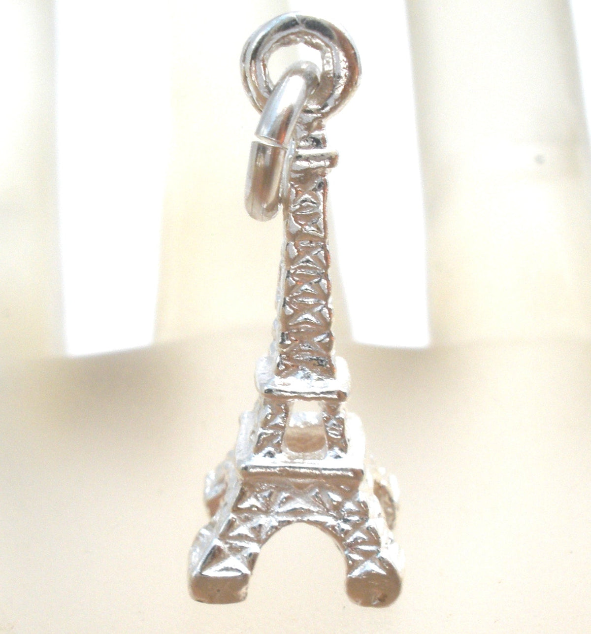 Eiffel Tower Paris Sterling Silver Charm Pendant
