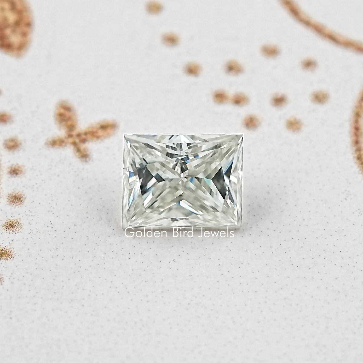 Elongated Princess Moissanite Loose Stone
