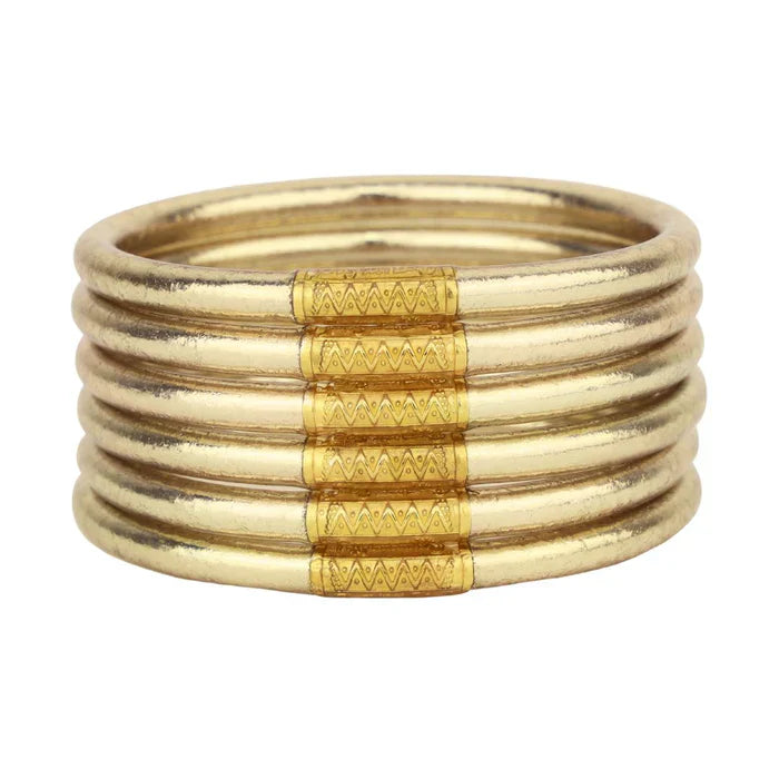 BuDhaGirl All Weather Bangles-Serenity Prayer (Set of 6)