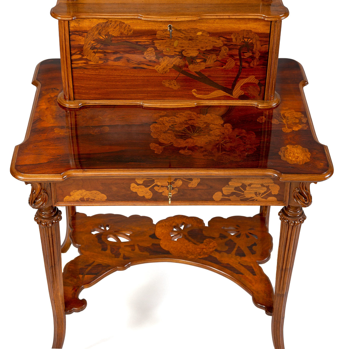 Émile Gallé Chrysanthemum Lady’s Writing Desk