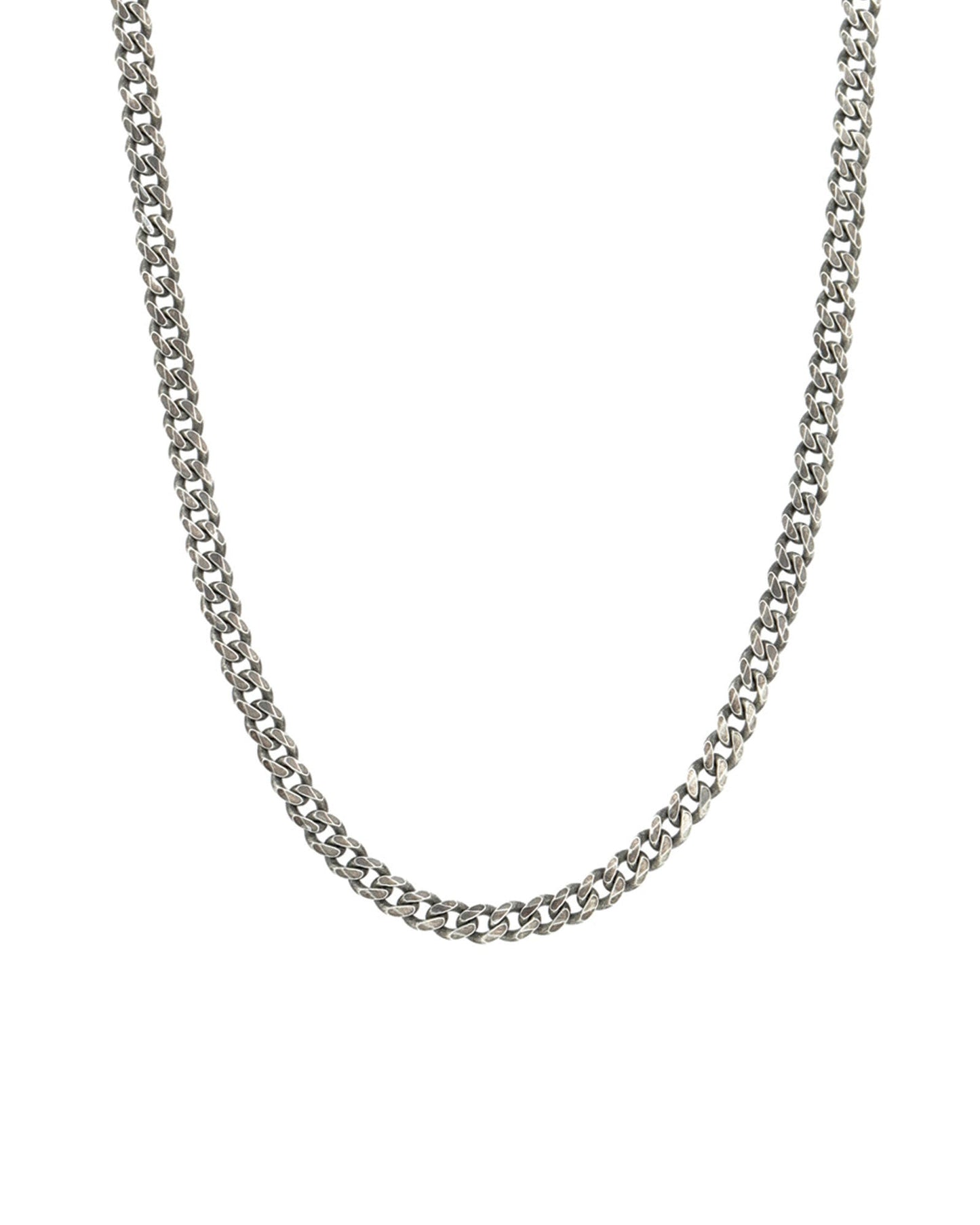 Diamond Cut Curb Chain Necklace | 3.5mm