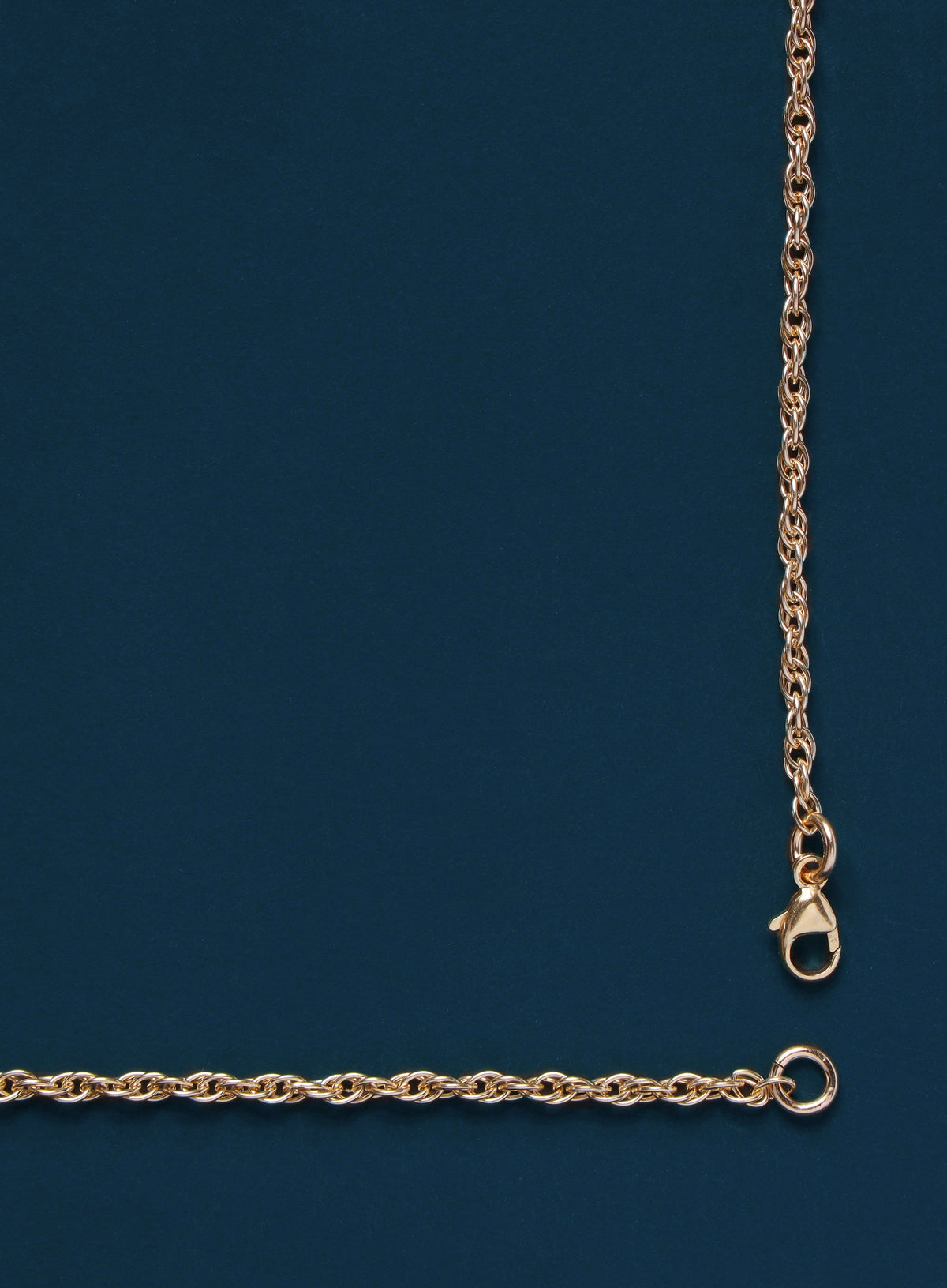 Vermeil / 14K Gold Filled Sideways Cross Necklace for Men