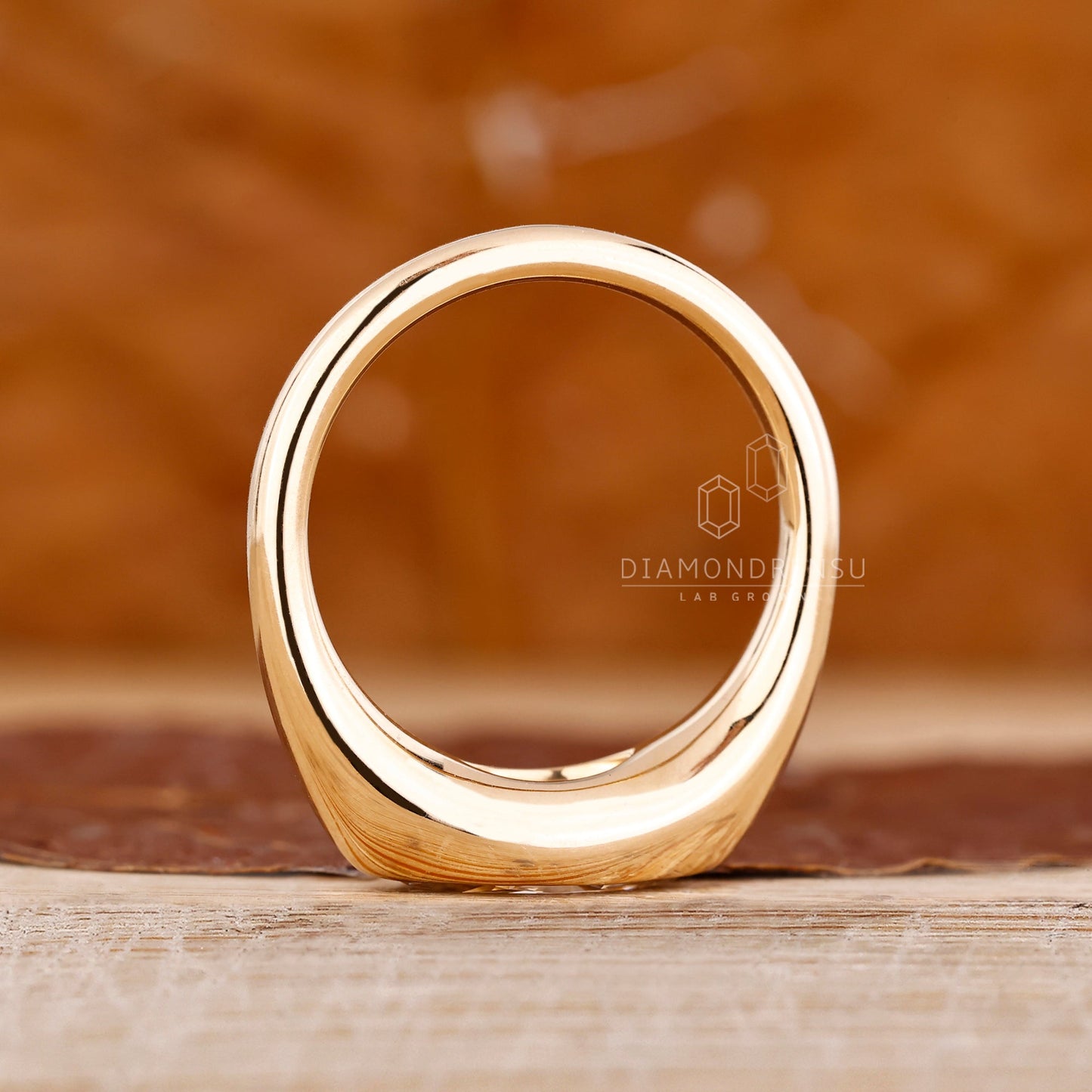 Marquise Cut Engagement Ring in Gypsy Setting