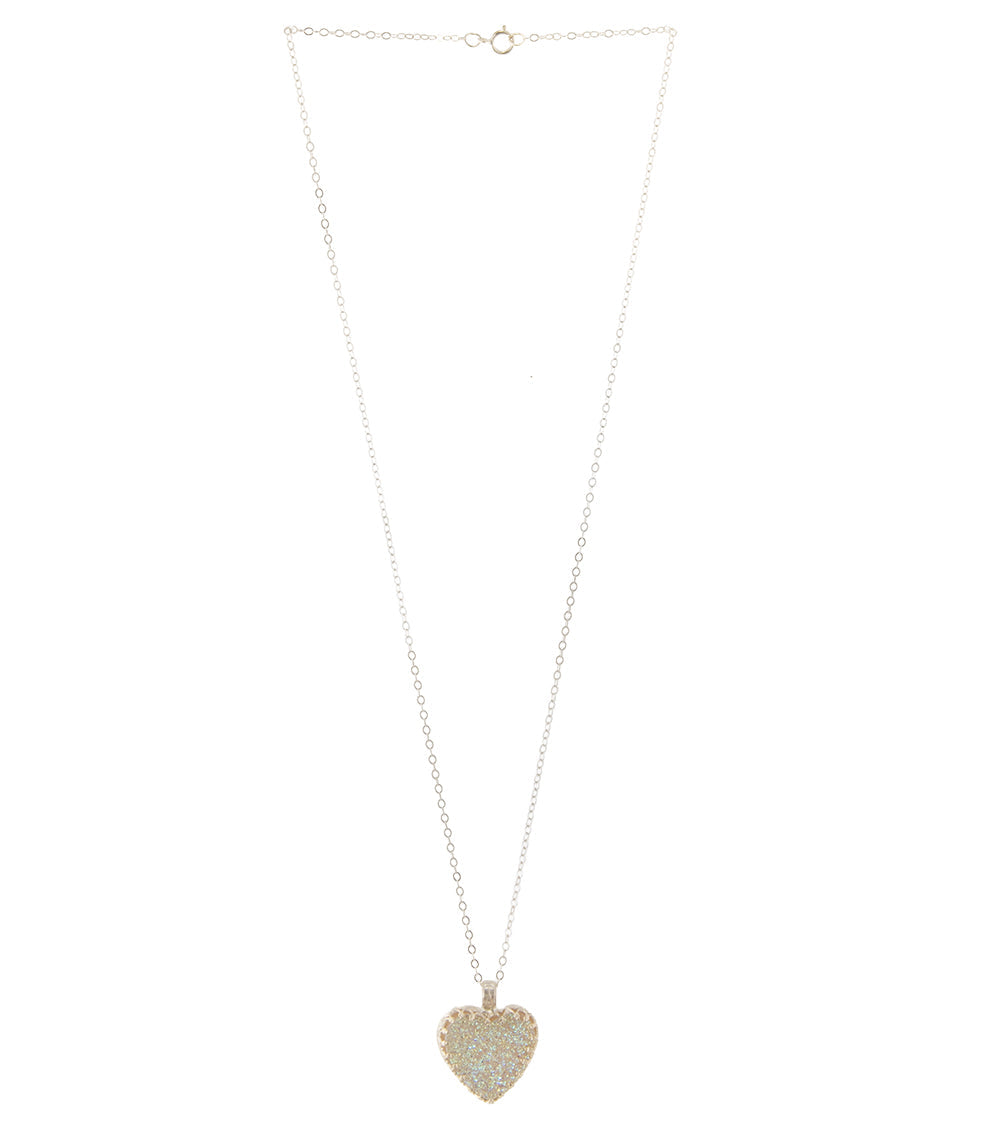Opalized Agate Druzy Necklace by Galit