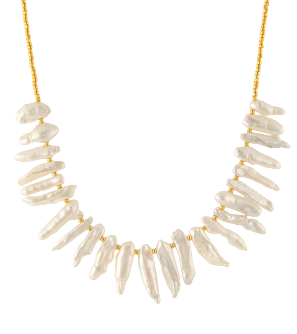 Stick Pearl Necklace by Galit