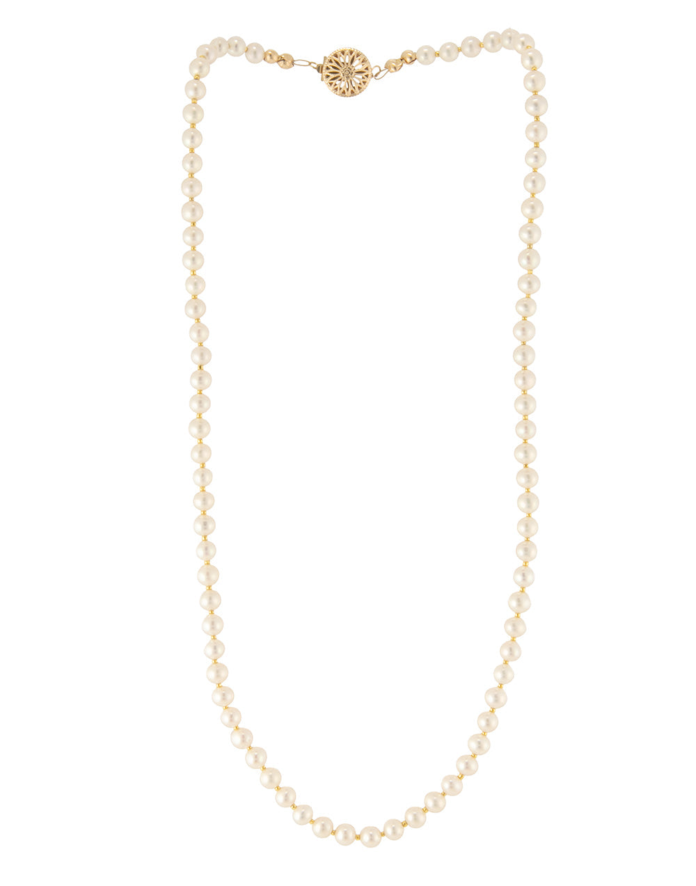 White Freshwater Pearl Necklace by Galit