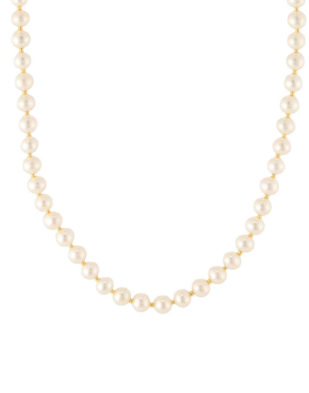 White Freshwater Pearl Necklace by Galit