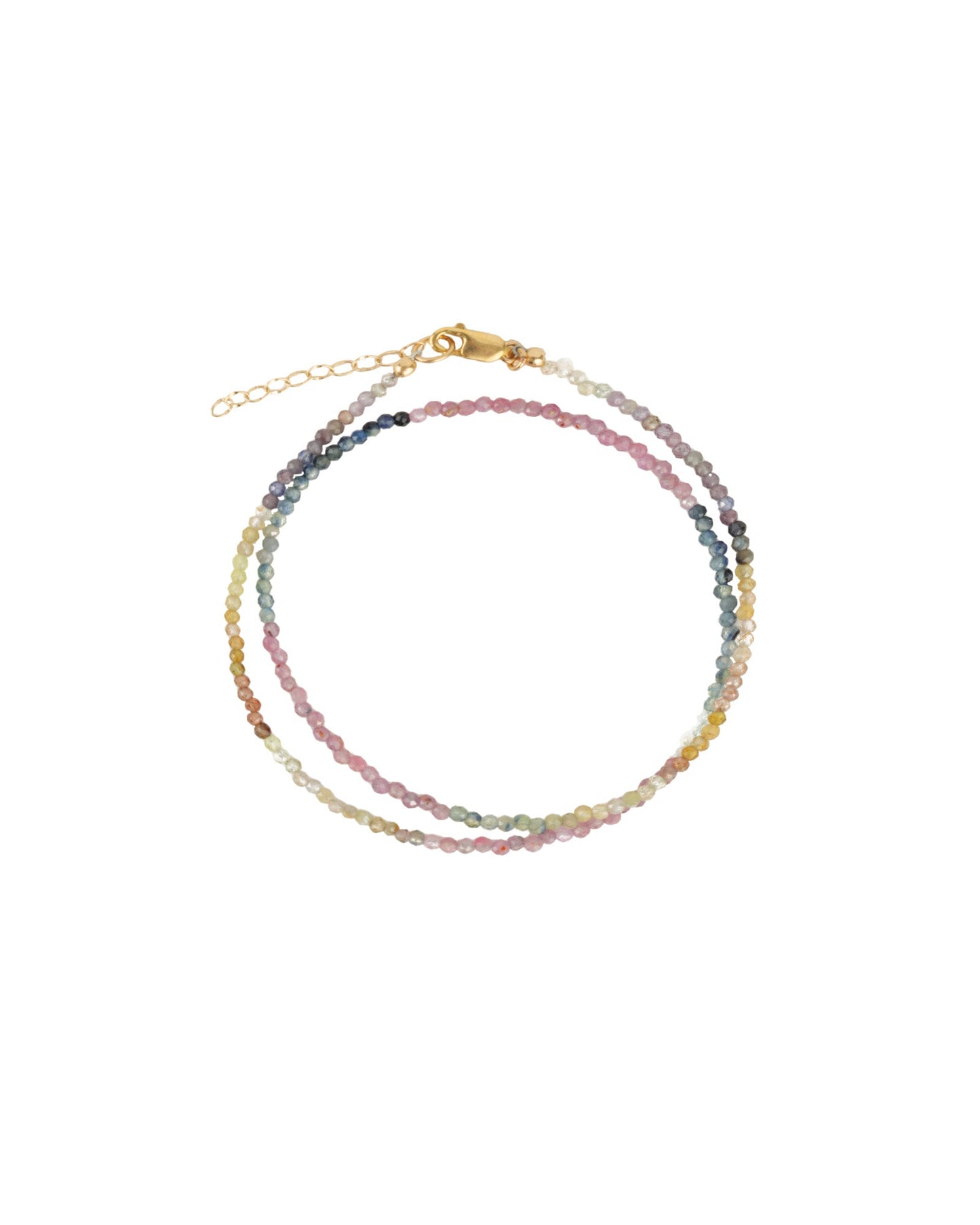 Multi Stone Wrap Bracelet | 2mm