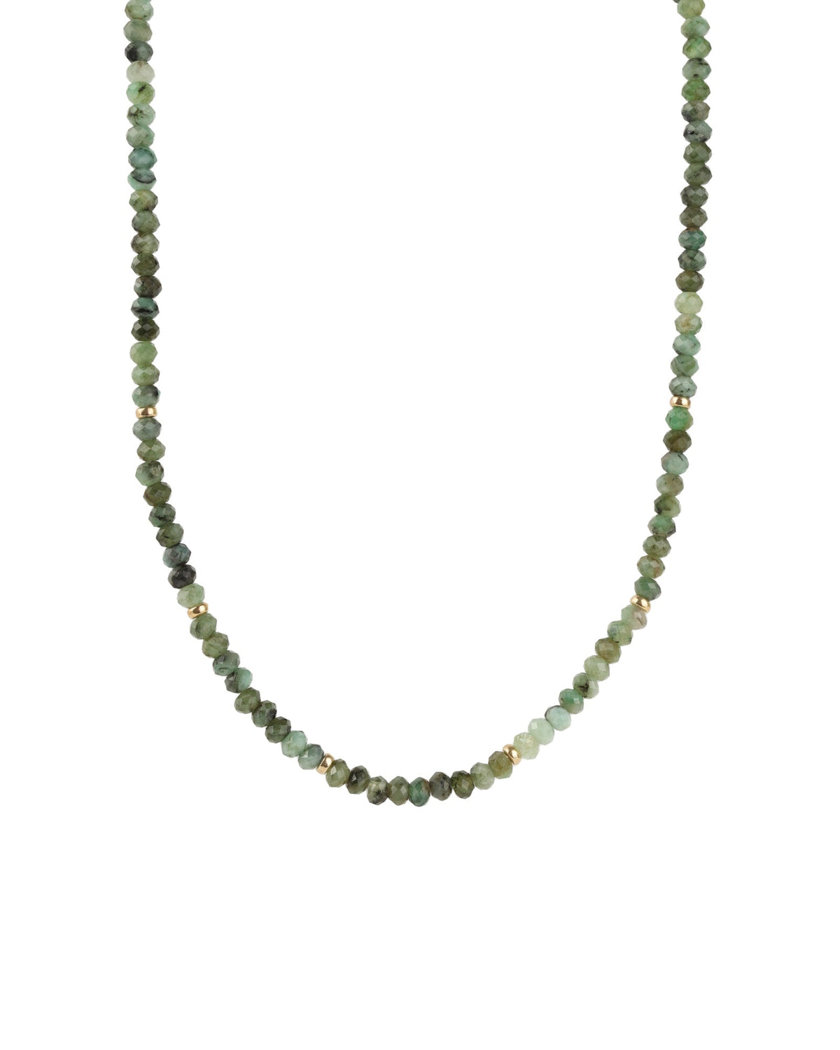 Emerald Beaded Necklace