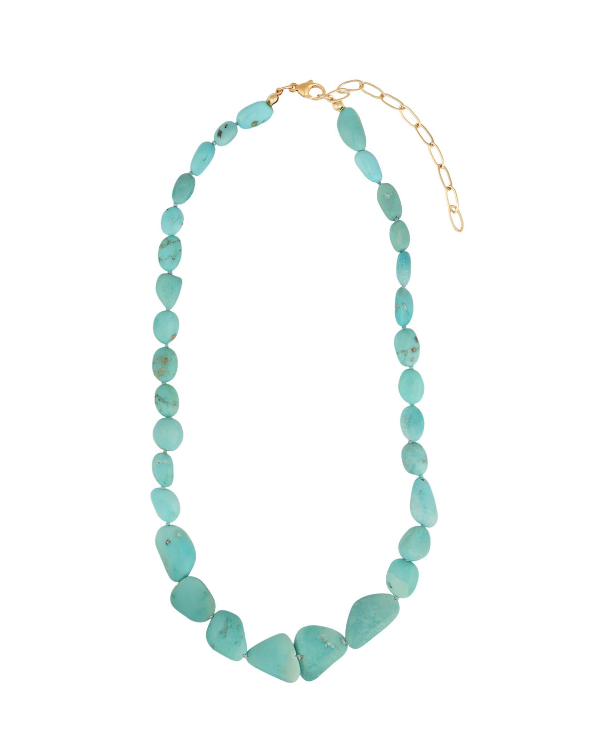 Sleeping Beauty Turquoise Beaded Necklace