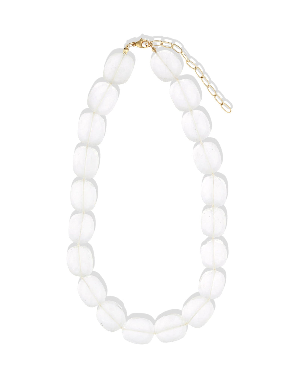 Faceted Crystal Quartz Beaded Necklace