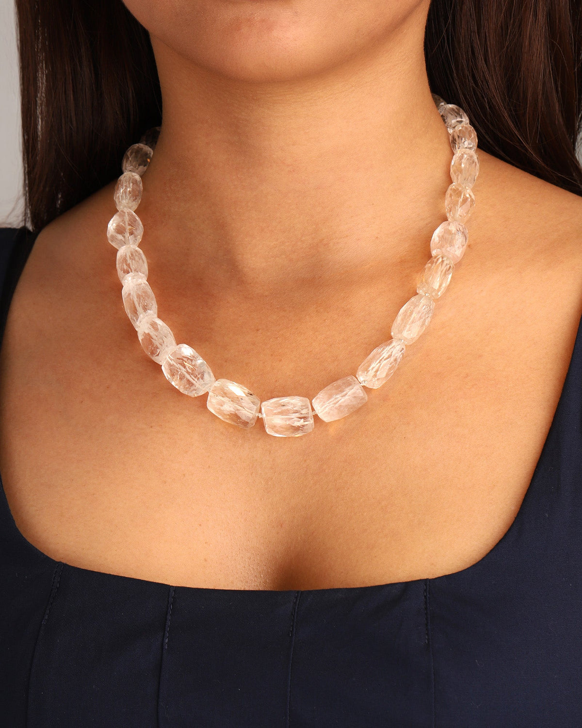 Kunzite Beaded Necklace