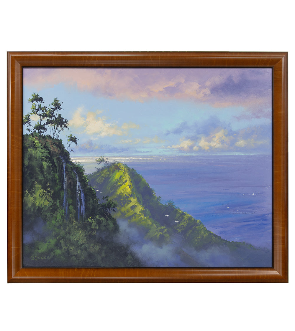 Original Painting: Horizon Awakening, Na Pali by George Eguchi