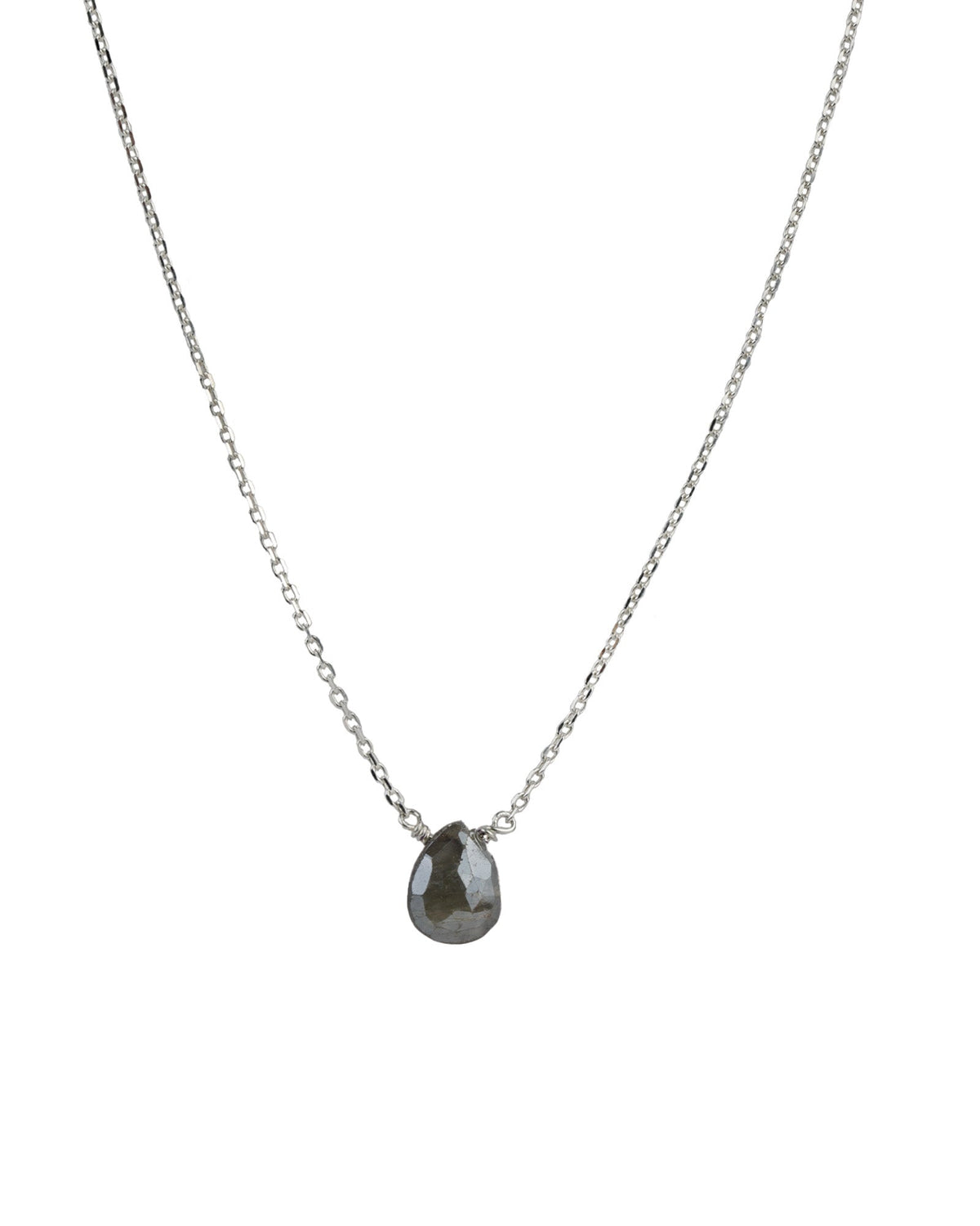 Mystic Quartz Pear Cable Chain Necklace | 8mm
