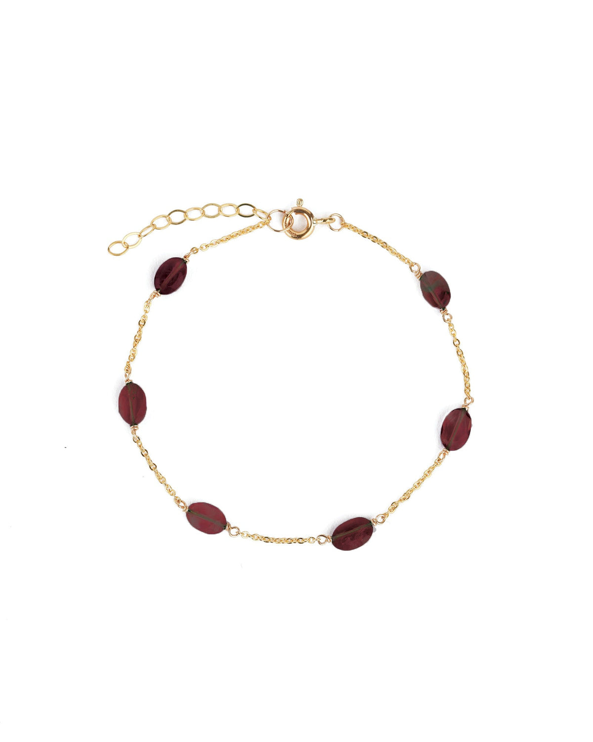 Oval Stone Station Bracelet