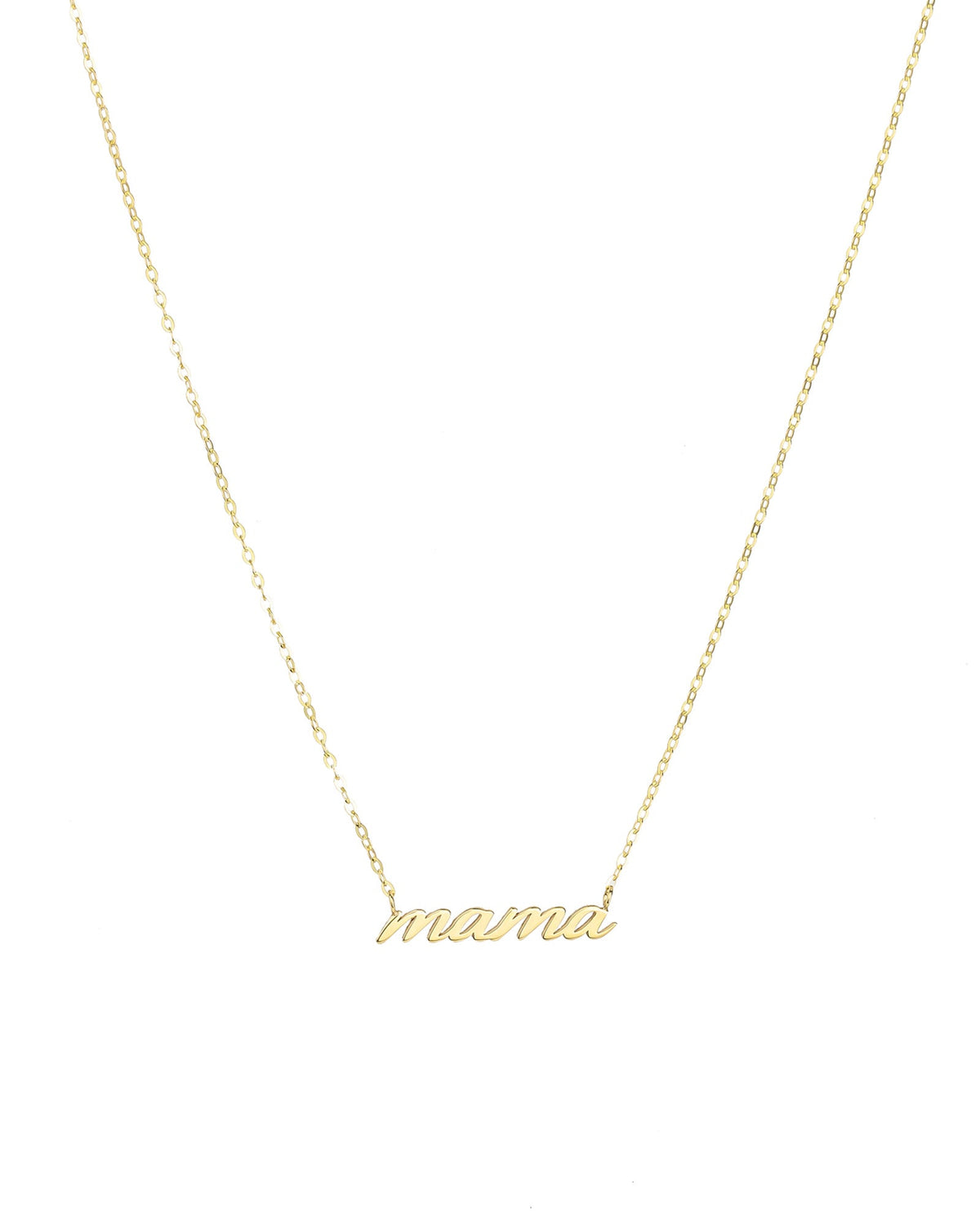 Mama Cursive Necklace