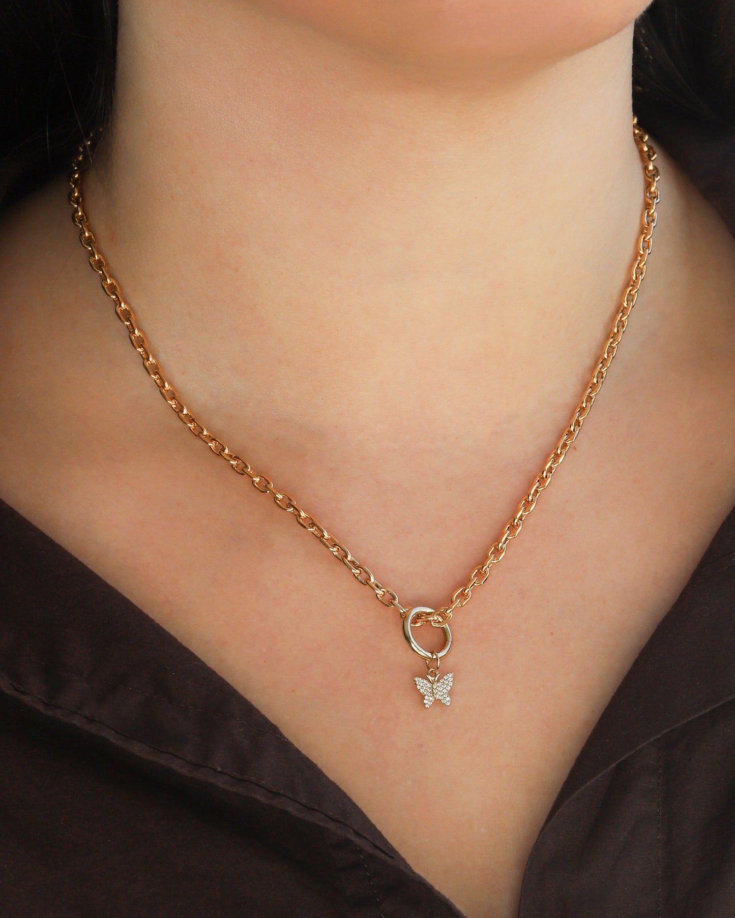 Butterfly Diamond Pavé Charm