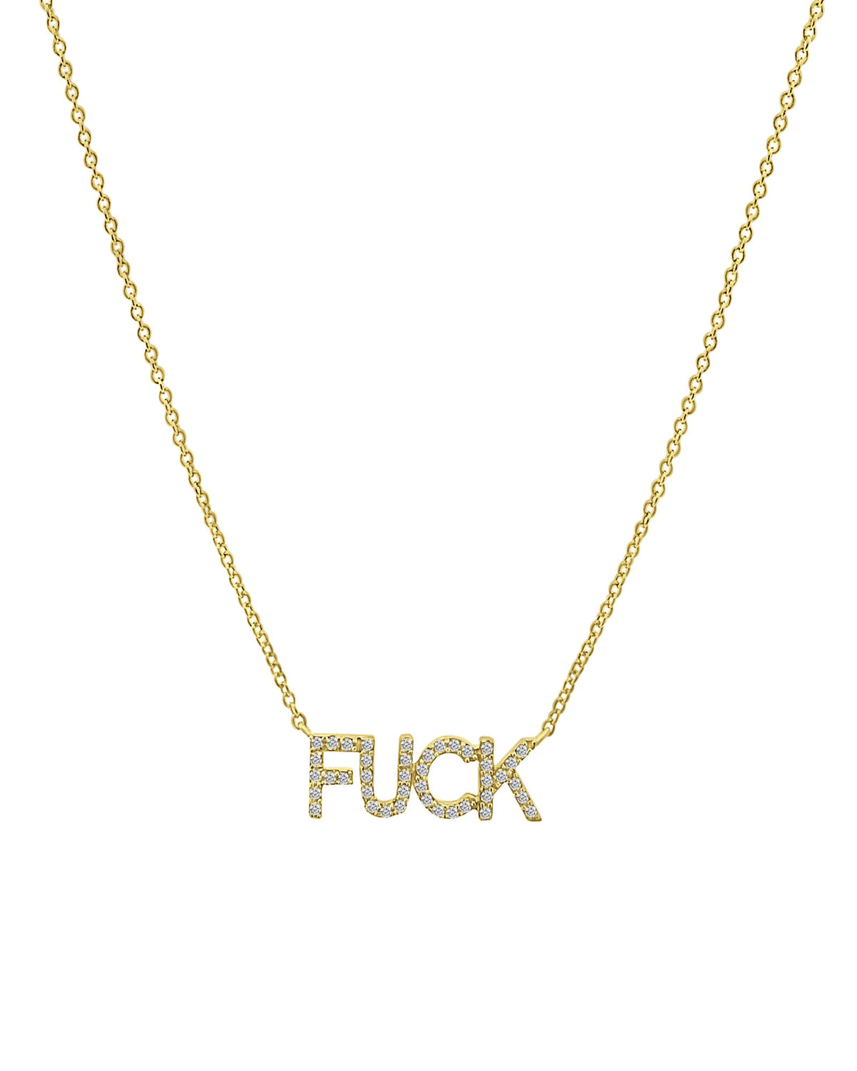 F*ck Diamond Necklace