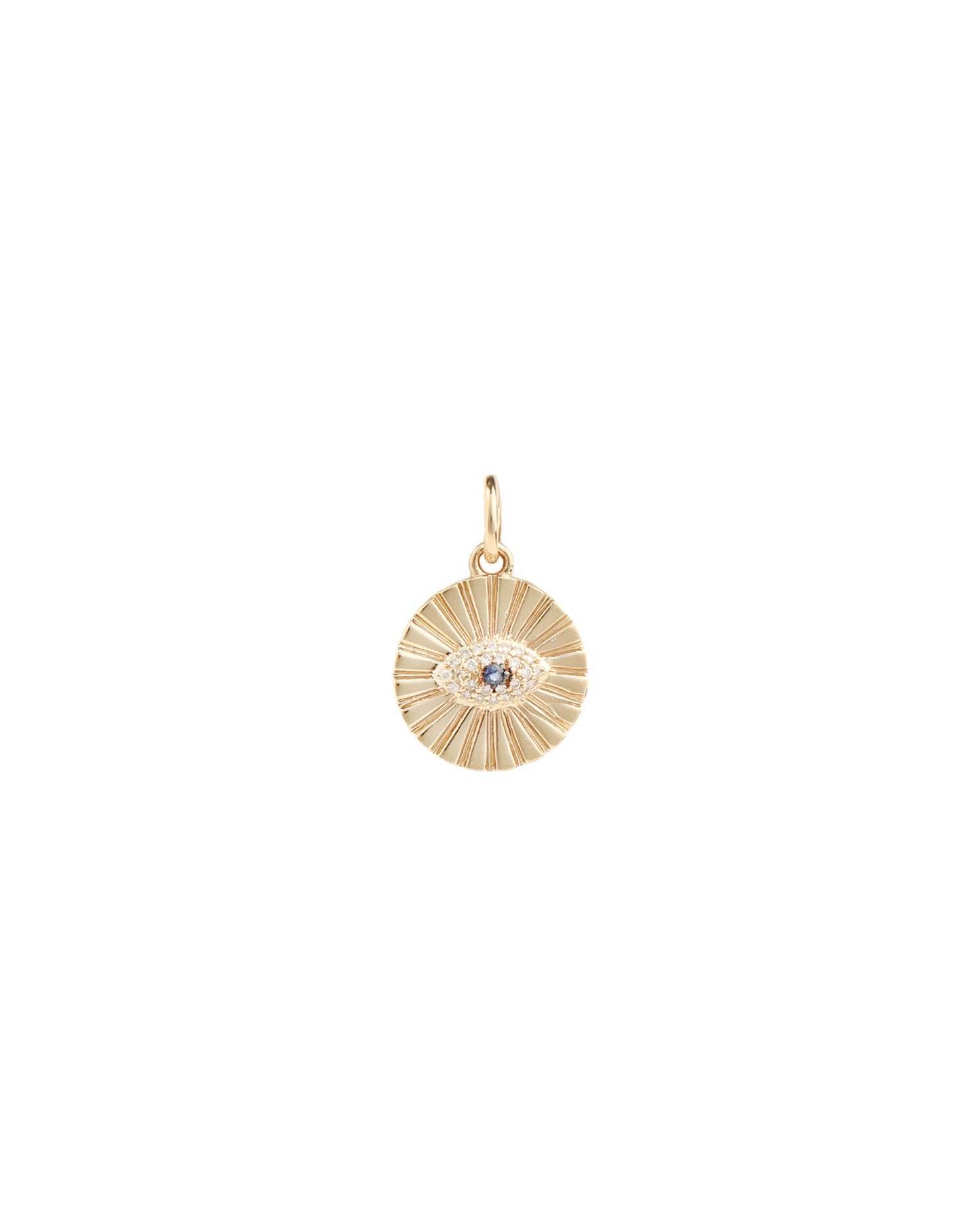 Sunray Evil Eye Charm