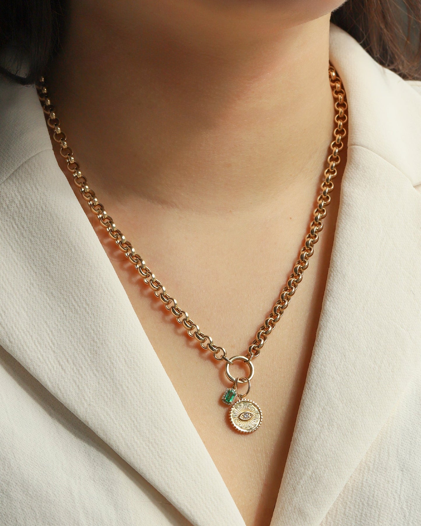 Emerald Halo Charm