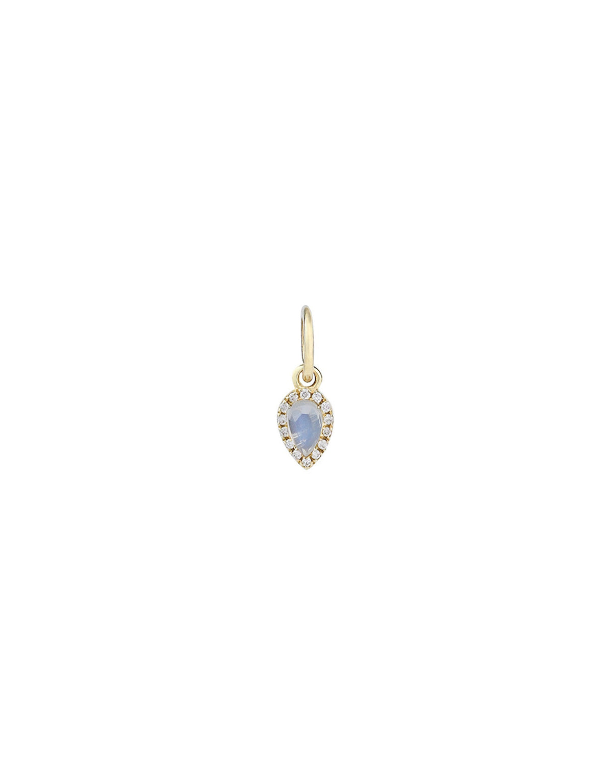 Mini Moonstone Halo Charm