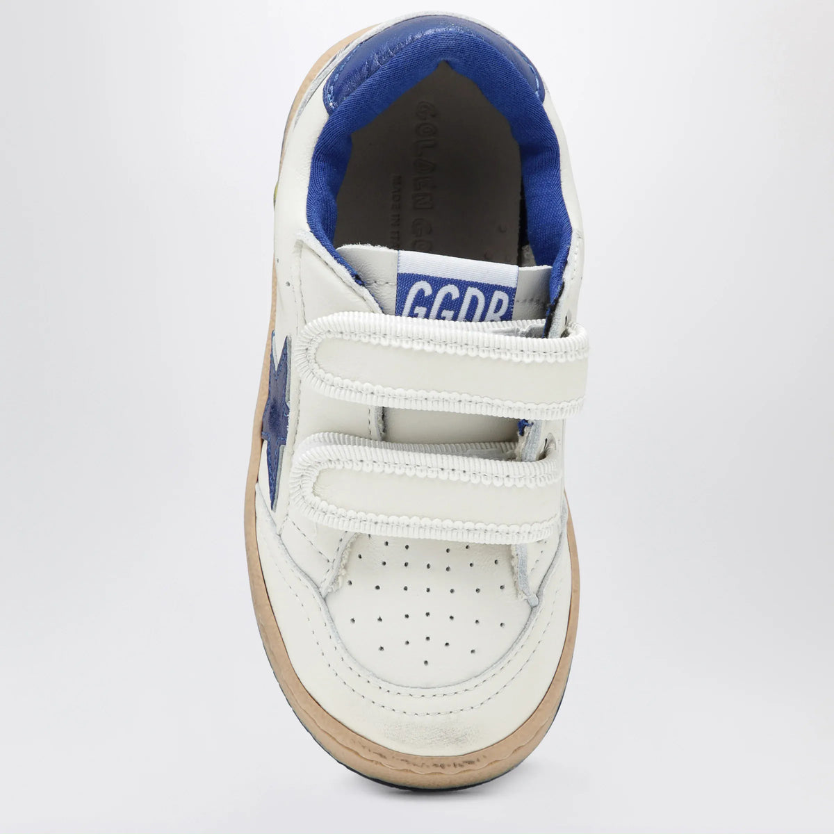 Golden Goose - Ball Star sneakers in white/blue