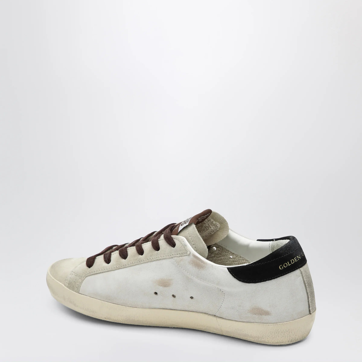 Golden Goose - Golden Goose Super-Star sneakers in white with animal-print star