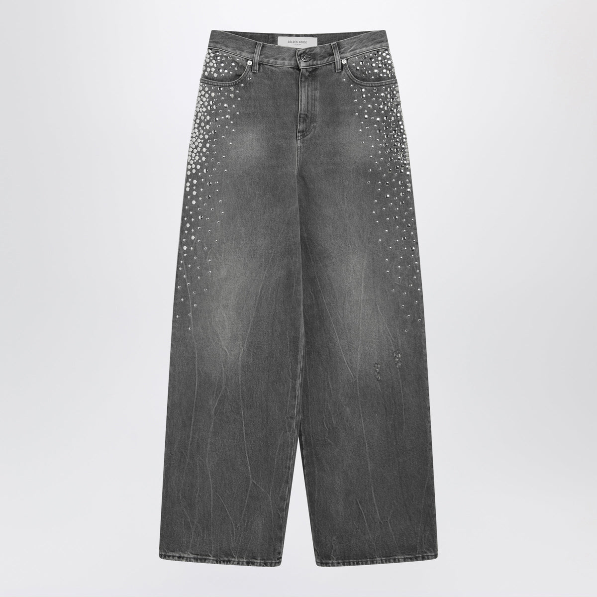 Golden Goose - Melody vintage-wash cotton boyfriend jeans, grey