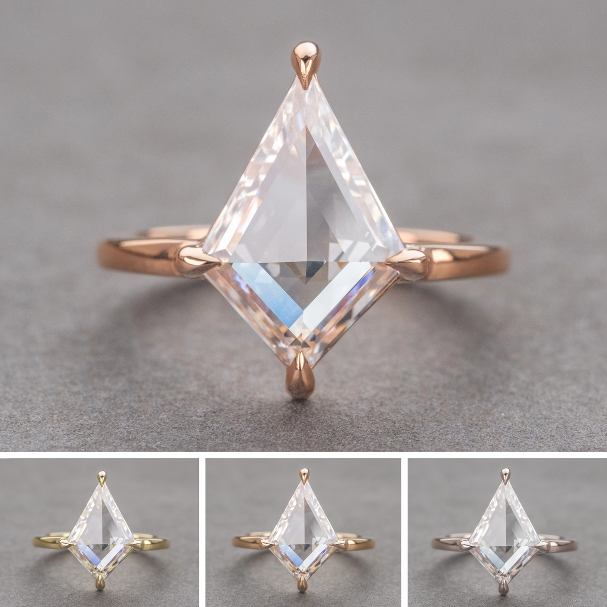 Kite Lab Diamond Engagement Ring, Jane Setting