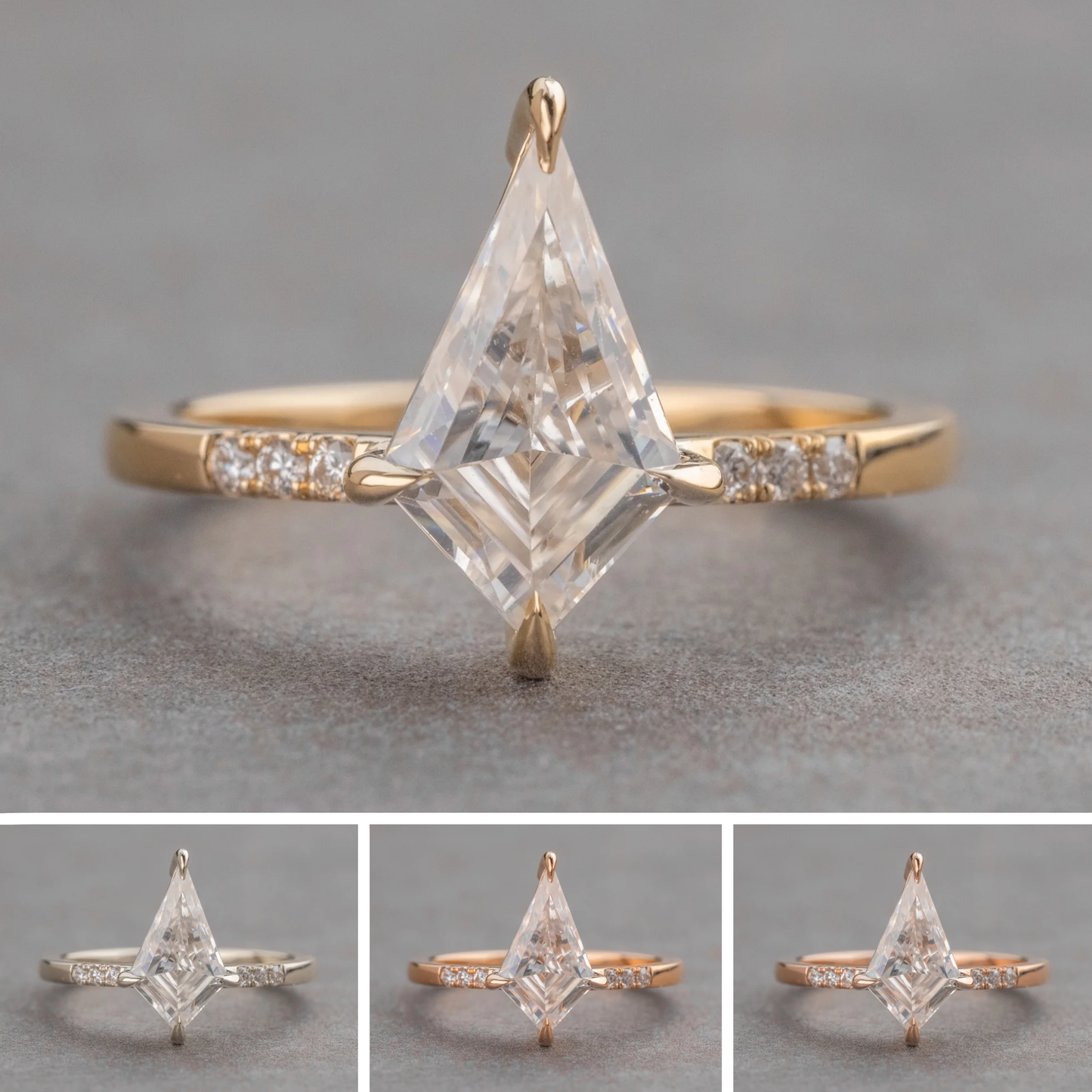 Kite Lab Diamond Engagement Ring, Jules Setting