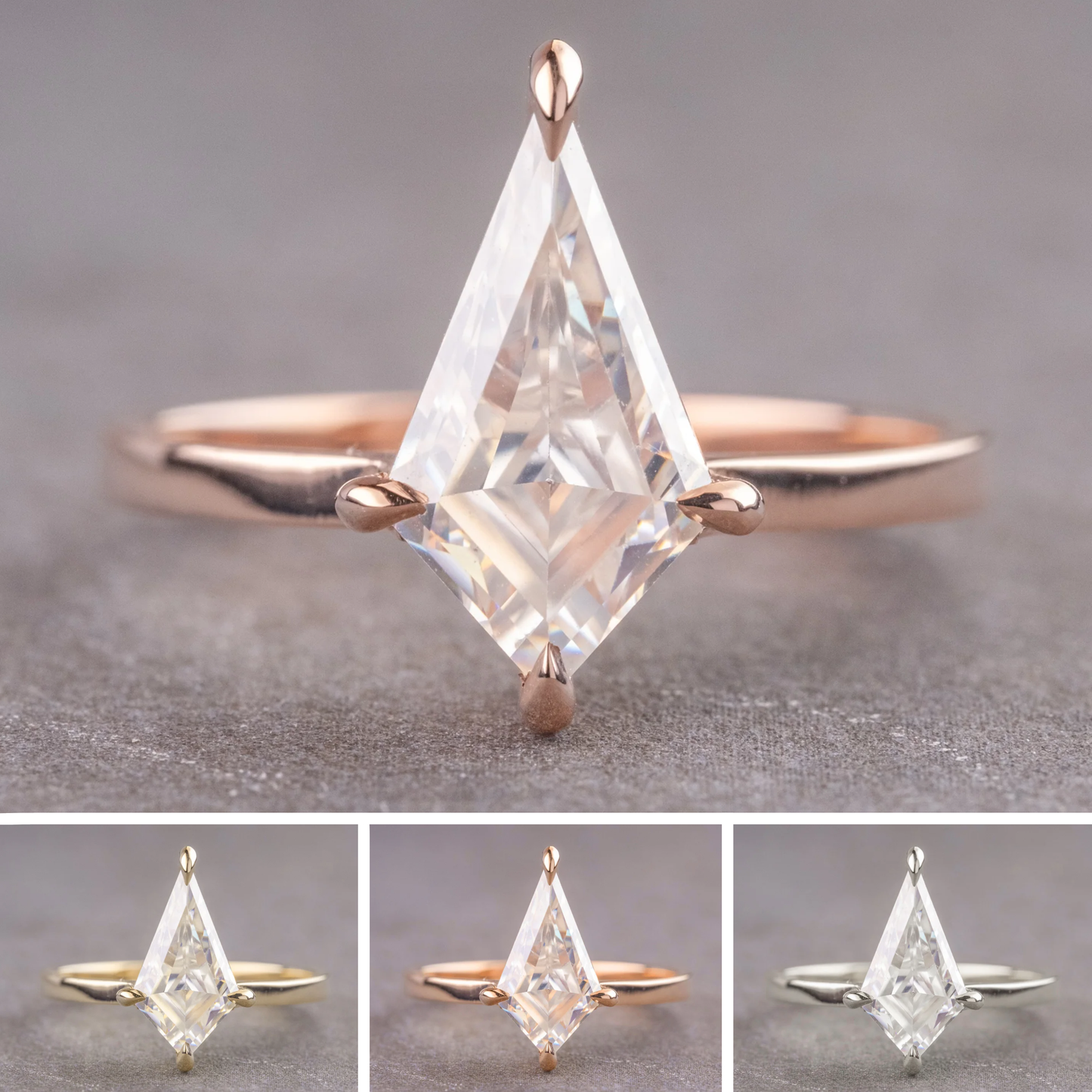 Kite Lab Diamond Engagement Ring, Lark Setting